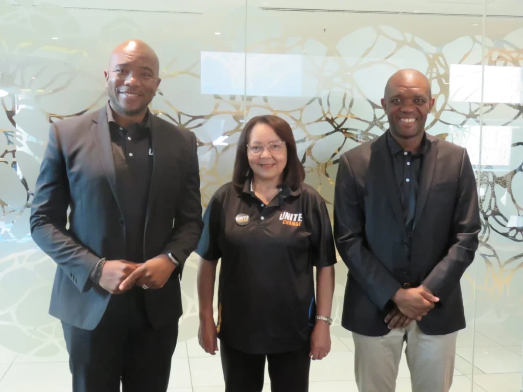 Leaders of the political parties that joined to form Unite for Change party